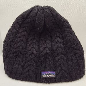 Patagonia Black Knit Beanie